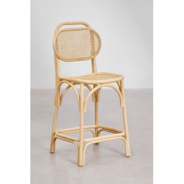 Hoge Kruk ↑65 Cm In California Rotan Natuurlijk - Sklum