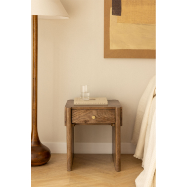 Set Van 2 Nachtkastjes 45x45 Cm In Antonela Mangohout Mangohout - Sklum