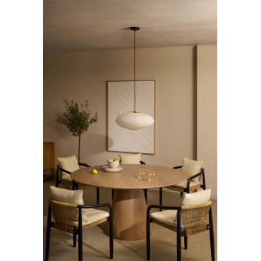 Aura Ronde Houten Eettafel Essenfineer & Ø150 Cm & Essenfineer - Sklum