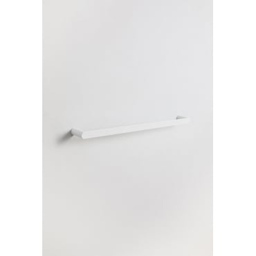 Wandhanddoekrek Met Stang (↔︎60 Cm) Voor Badkamer In Rvs Alameda Wit - Sklum