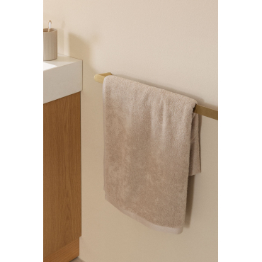 Wandhanddoekrek Met Stang (↔︎60 Cm) Voor Badkamer In Rvs Alameda Goud - Sklum