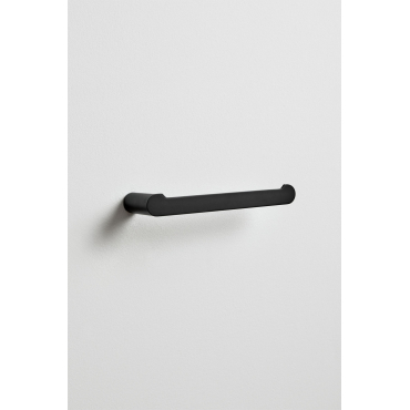 Wandhanddoekrek Met Stang ↔︎20cm Voor Badkamer In Rvs Alameda Zwart - Sklum