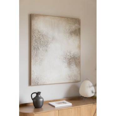 Decoratief Schilderij Met Gipsstructuur (100x120 Cm) Bestue Natuurlijke Kleuren - Sklum