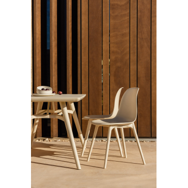 Scand Polypropyleen Tuinstoel Tapioca Beige - Sklum