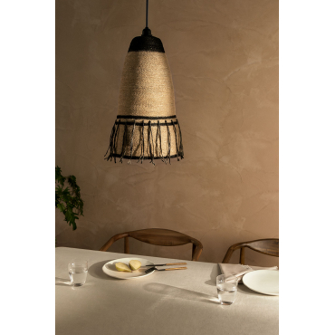 Madelyn Plafondlamp Zwart & Natuurlijk Madelyn - Sklum