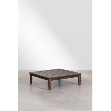 Vierkante Salontafel 85x85 Cm In Acacia Giulia Donker Acaciabruin - Sklum