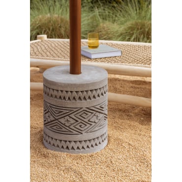 Okeke Cement Parasolvoet Ø30 Cm - Sklum