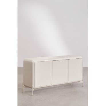 Dressoir 160x45 Cm In Mdf Alazne Tapioca Beige - Sklum