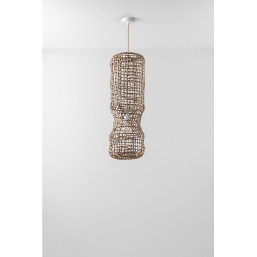 Aleida Buitenplafondlamp Natuurlijk - Wit & ↑75 Cm Aleida - Sklum