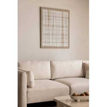 Decoratief Canvas 100x120 Cm Helior Natuurlijke Kleuren - Sklum