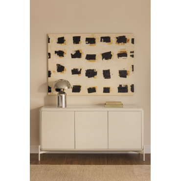 Dressoir 160x45 Cm In Mdf Alazne Tapioca Beige - Sklum