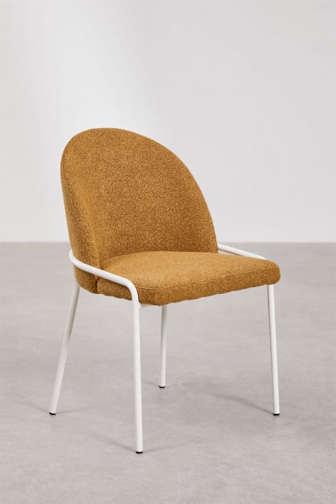 Pak van 2 Grolet gestoffeerde eetkamerstoelen