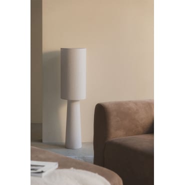 Bercy Vloerlamp Van Stof En Ijzer ↑120 Cm - Sklum