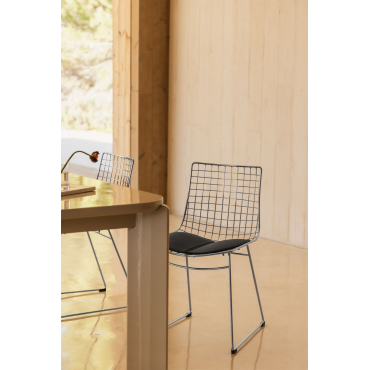 Set Van 4 Renee Stalen Eetkamerstoelen Chroom & Kunstleren Zwart - Sklum