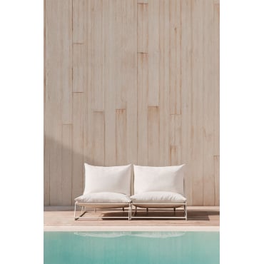 Amaro 2-delige Modulaire Tuinbank Gardenia Wit - Sklum