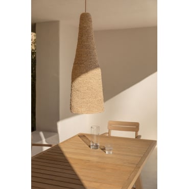Jessica Buitenplafondlamp Natuurlijk - Zwart & ↑105 Cm Jessica - Sklum