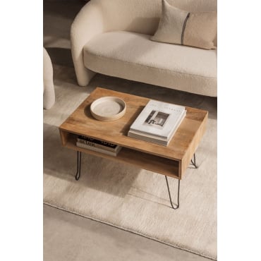 Dugan Mangohouten Salontafel Mangohout - Sklum