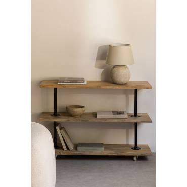 Willink Mangohouten Console Met Wielen Mangohout - Sklum