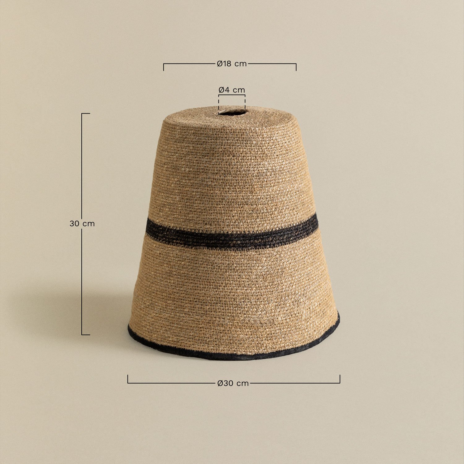 Lampenkap Karyse, AFMETINGEN