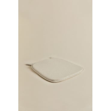 Zole Stoelkussen Stof Crème Beige - Sklum
