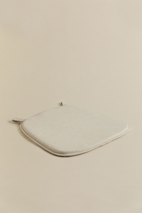 Kussen voor stoel 44x43 cm in Gouda-stof - Stof Crème Beige