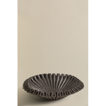 Decoratieve Schaal Van Hars Irente Grijs – Grafiet & Ø30 Cm - Sklum