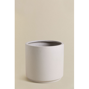 Saturno Polystone Buitenbak Wit & Ø25 Cm - Sklum