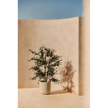 Raiden Buiten Plantenbak In Polystone Ø45 Cm - ↑55 Cm - Sklum