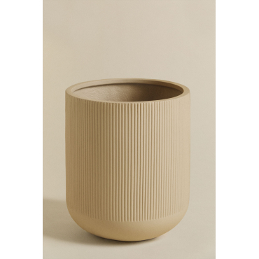 Bloempot In Polyresin Raiden Ø45 Cm - Sklum