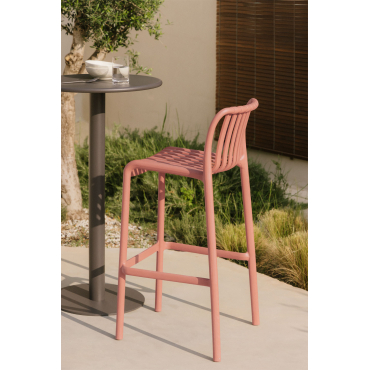 Wendell Stapelbare Polypropyleen Tuinkruk Terracota & ↑75 Cm - Sklum