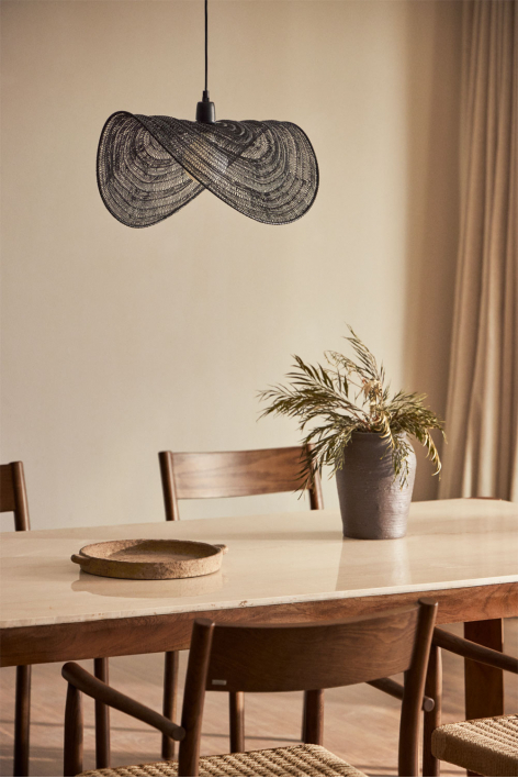 Garaine hanglamp van ijzer - Zwart