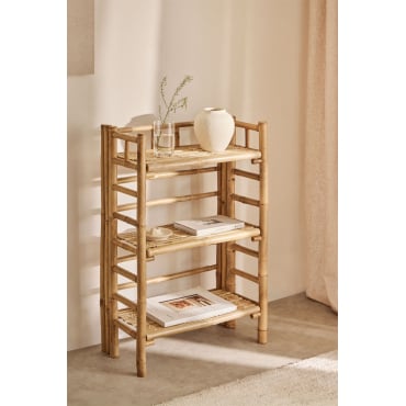 Iciar 3-planken Bamboe Stellingkast Bamboe - Sklum