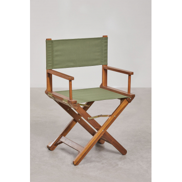 Pack Van 2 Inklapbare Regisseursstoelen Van Acaciahout Ridley Groen – Intens Olijf - Sklum