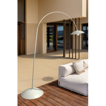 Lomira Ijzeren Buitenvloerlamp Groen – Khaki - Sklum