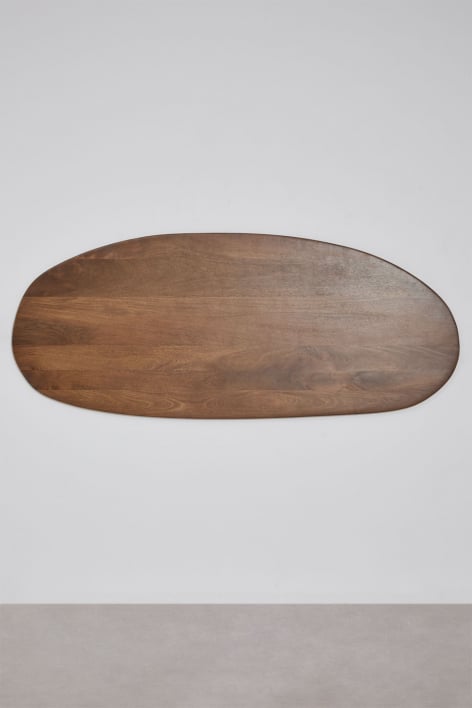 Hoofdbord ↔︎180 cm in Agathe mangohout - Donker Hout