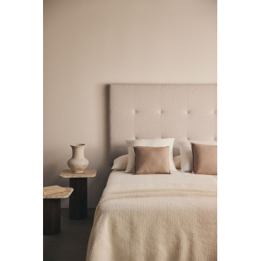 Gestoffeerd Hoofdeinde Artur Stof Crème Beige & 150 Cm - Sklum