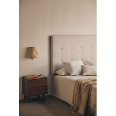 Artur Gestoffeerd Hoofdbord Stof Crème Beige & 200 - Sklum