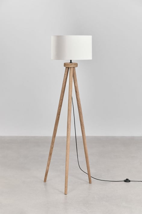 Simona mangohouten vloerlamp