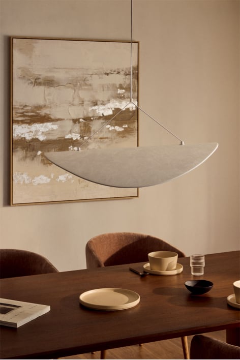 LED hanglamp van stof Zelvon