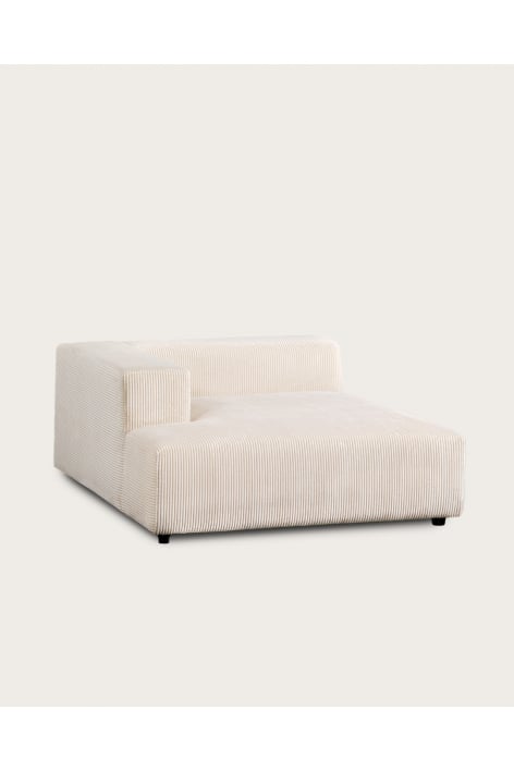 Linker chaise longue module voor modulaire bank Bruna