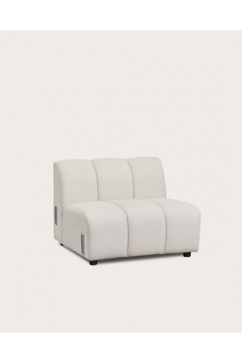 Centrale module voor modulaire bank in Eliot boucléstof