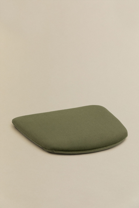 Kussen 31x31 cm voor beklede Lix stoel - Fluwelen Verde Caqui