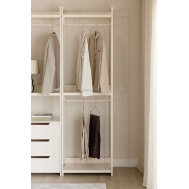Open Kast Van Ijzer Velunis Gardenia Wit - Sklum
