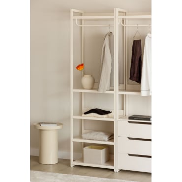 Open Kast Met Ijzeren Planken Velunis Gardenia Wit - Sklum