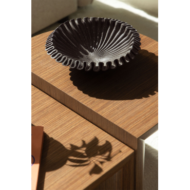 Decoratieve Schaal Van Hars Irente Grijs – Grafiet & Ø30 Cm - Sklum