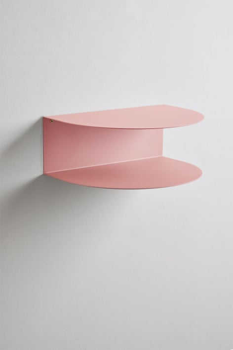 Wandplank ↔︎ 40 cm van staal Taifa - Roze – pioen