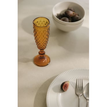 Verpakking Van 4 15cl Champagneglazen In Koviran-glas Gele Oker - Sklum