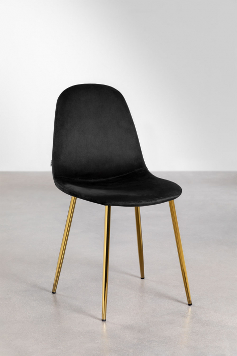 Set van 4 Glamm eetkamerstoelen - Goud