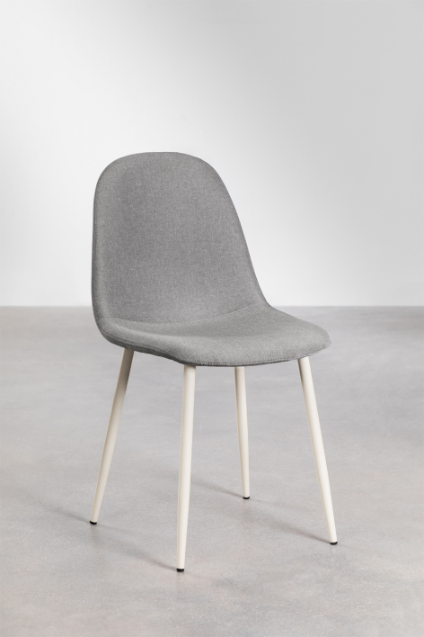 Set van 4 Glamm eetkamerstoelen - Beige – crème