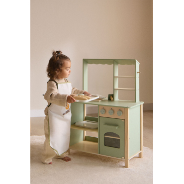 Leda Kids Houten Bakset Met Accessoires Bruin Natuurlijk Hout - Sklum